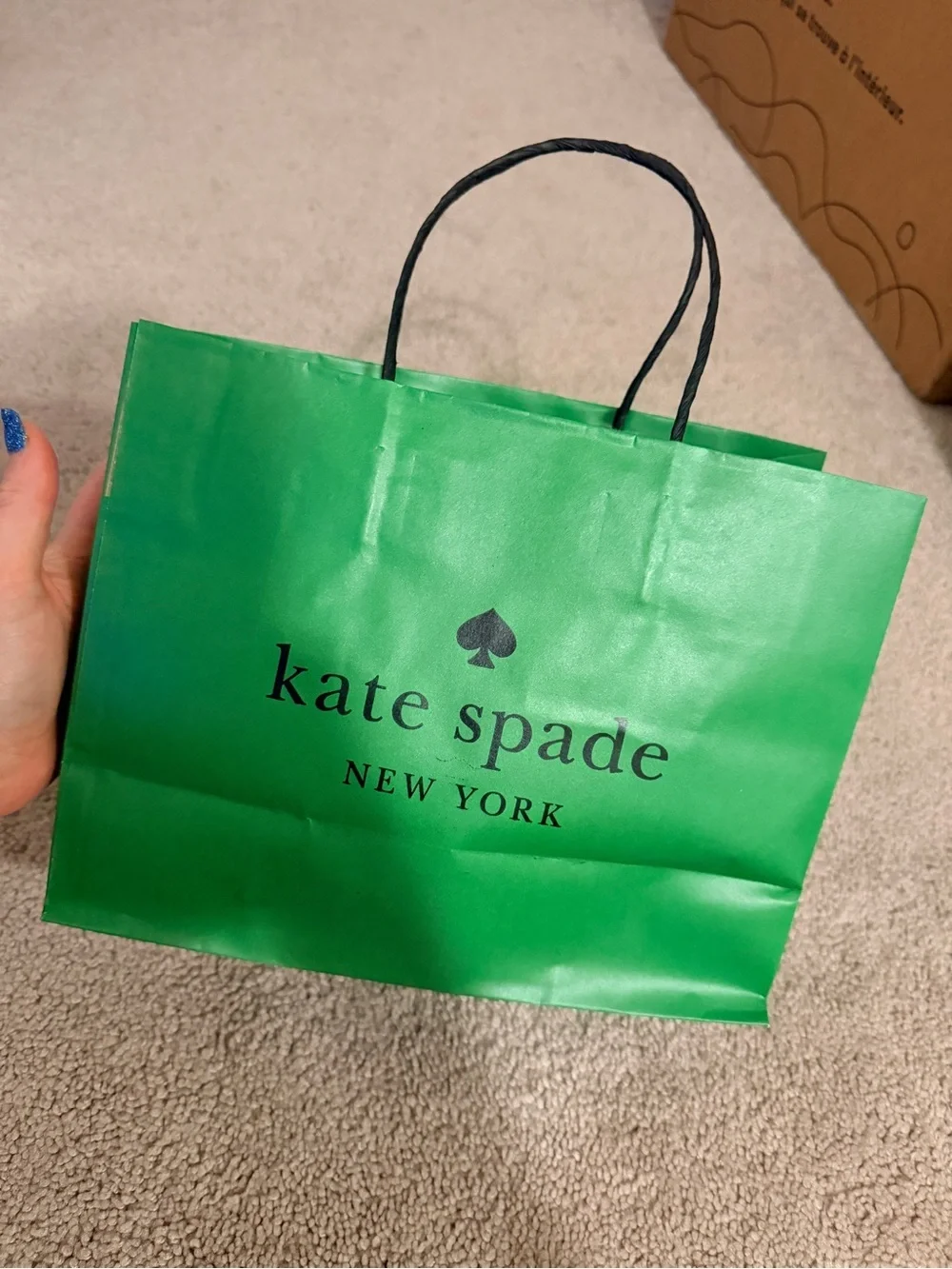 kate spade Green Gift Bag